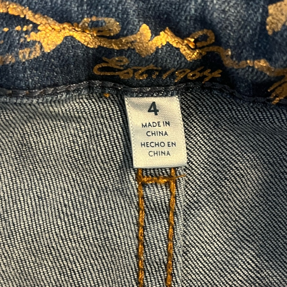 Seven 7 Blue Jeans Denim Bombshell High Rise Skinny Size 4 - Picture 3 of 5